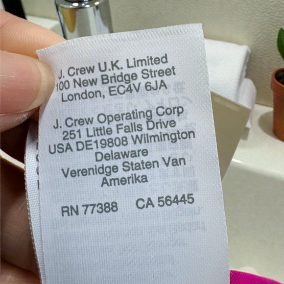 J Crew Women’s Bow Tie One Shoulder One Pc Fuchsia/Hot Pink Swimsuit Sz 24 NIP - Picture 9 of 11